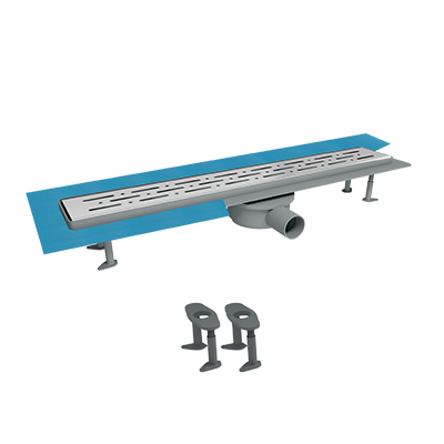 Etekli ve Membranlı Lineer Duş Kanalı (Elips)