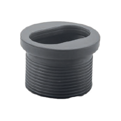 1262 – Yükseklik Ayarlı Moblen Ring Oval Kapak (Siyah)