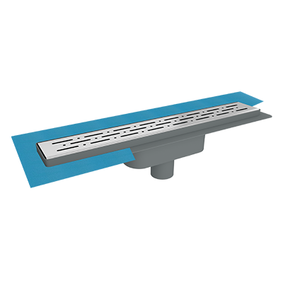 Etekli ve Fileli Lineer Duş Kanalı (Elips)